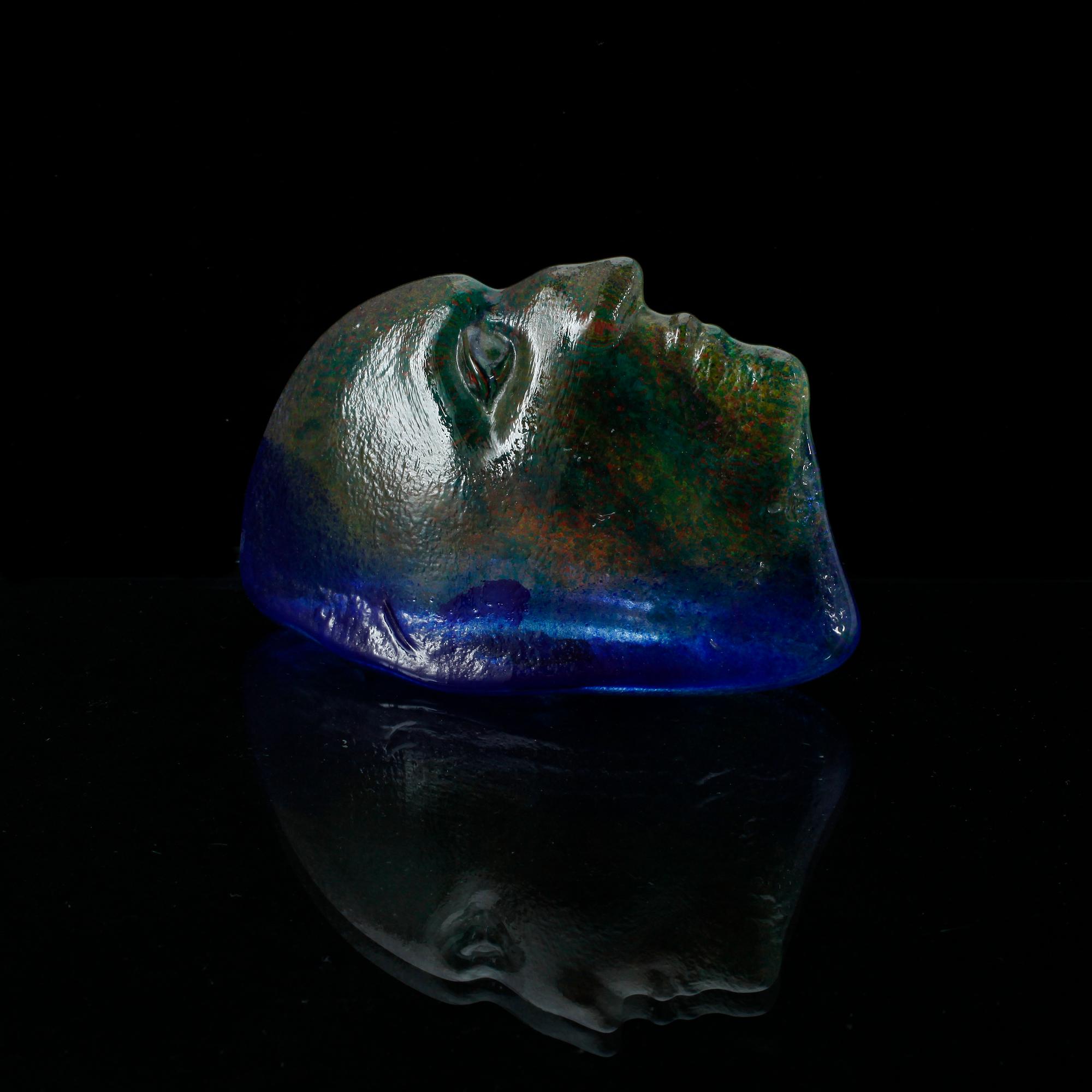 KJELL ENGMAN, skulptur, glas, Kosta, signerad o numr 005986.