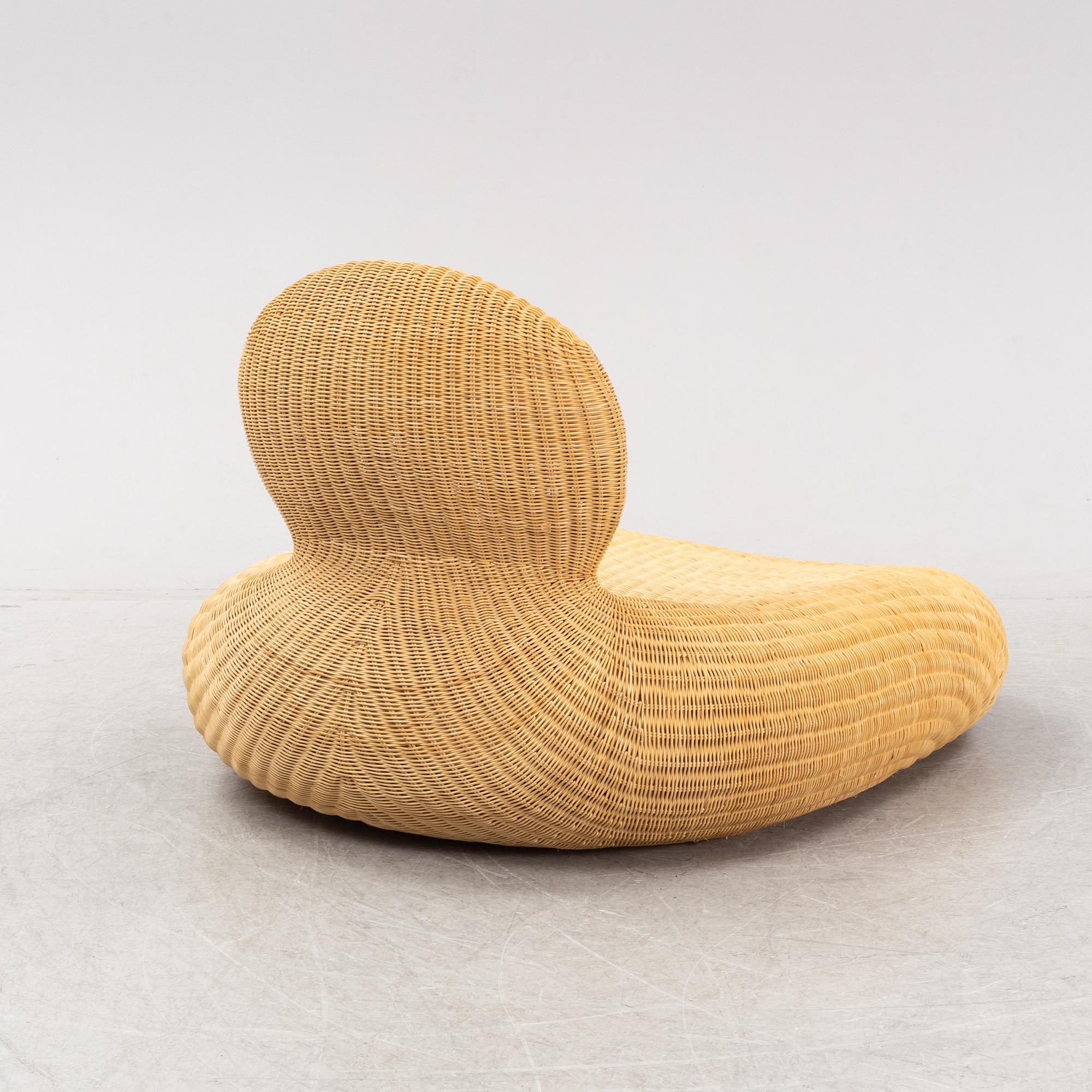 Carl Öjerstam, "Storvik", wicker armchair / reclining armchair, IKEA 2001-2005.