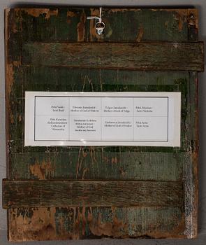 IKON, äggtempera samt förgyllning, Ryssland 1800-talets slut.