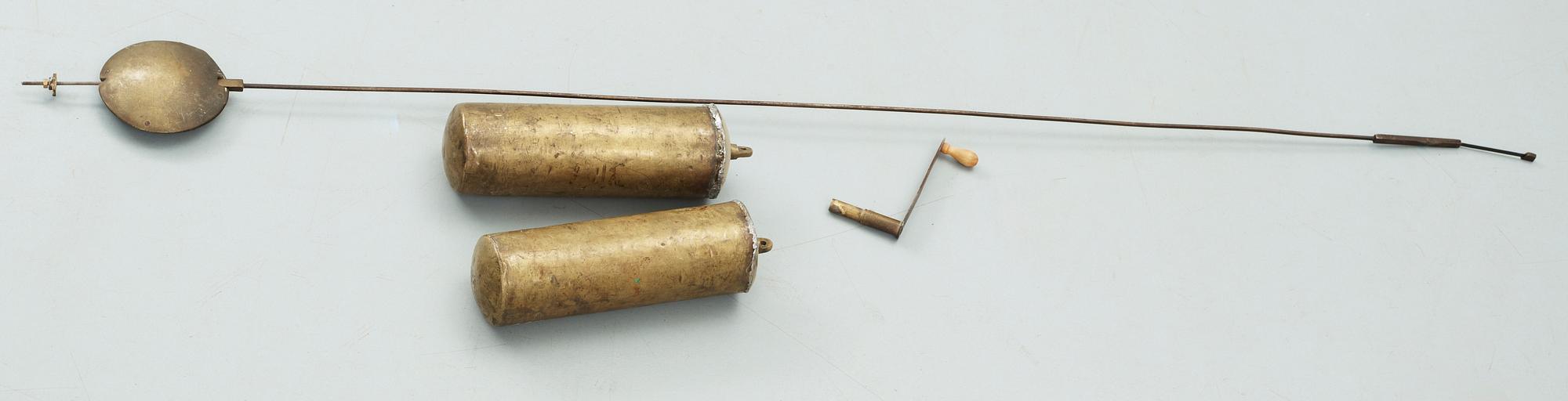 GOLVUR, urtavla märkt Thomas Bevan, London, 1800-tal.