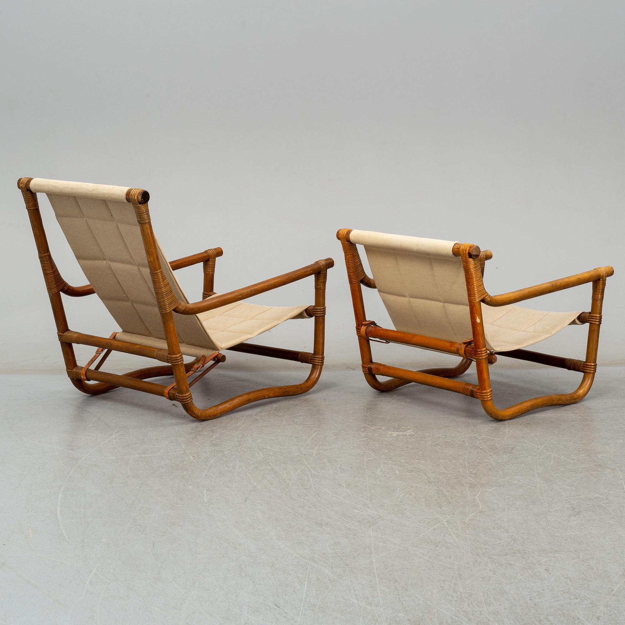 MÖBELGRUPP, 7 delar, sannolikt Danmark, 1900-talets andra hälft.