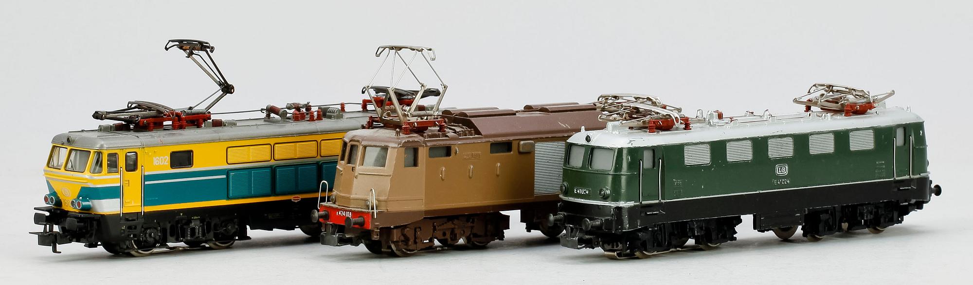 PARTI LOK, "3035", "3163" samt "3037", Märklin, 1900-talets andra hälft.