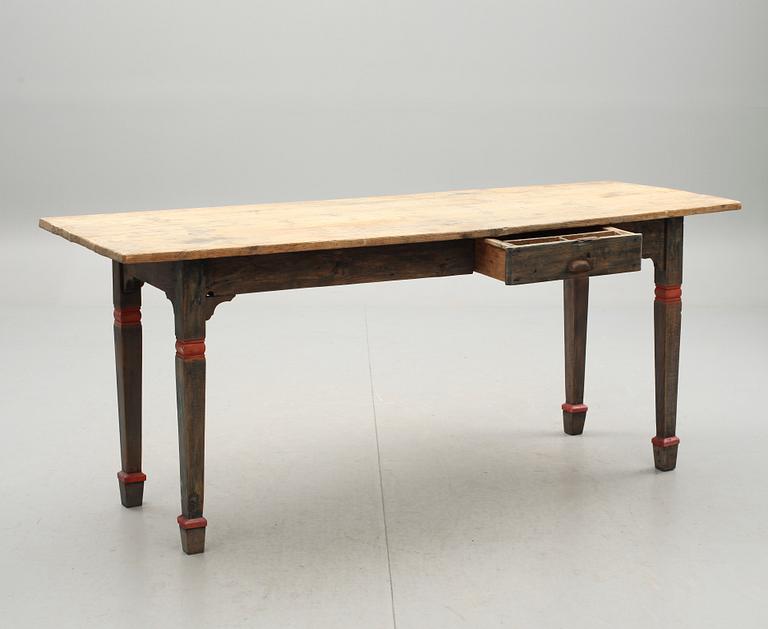 LÅNGBORD, allmoge, 1800-tal.