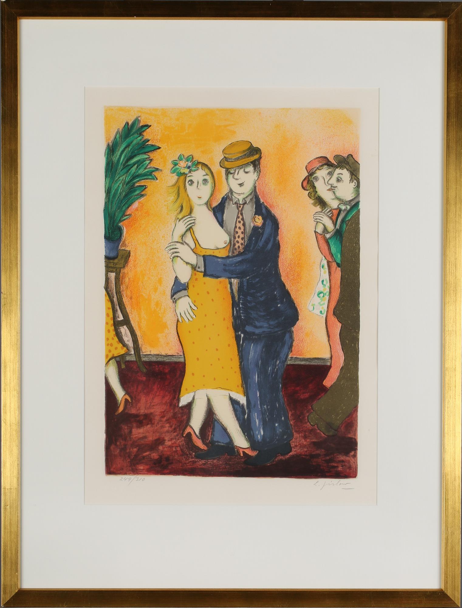 LENNART JIRLOW, färglitografi, signerad och numrerad 249/310.
