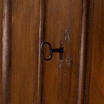 An 18(19th century pinewood  writing cabinet.
