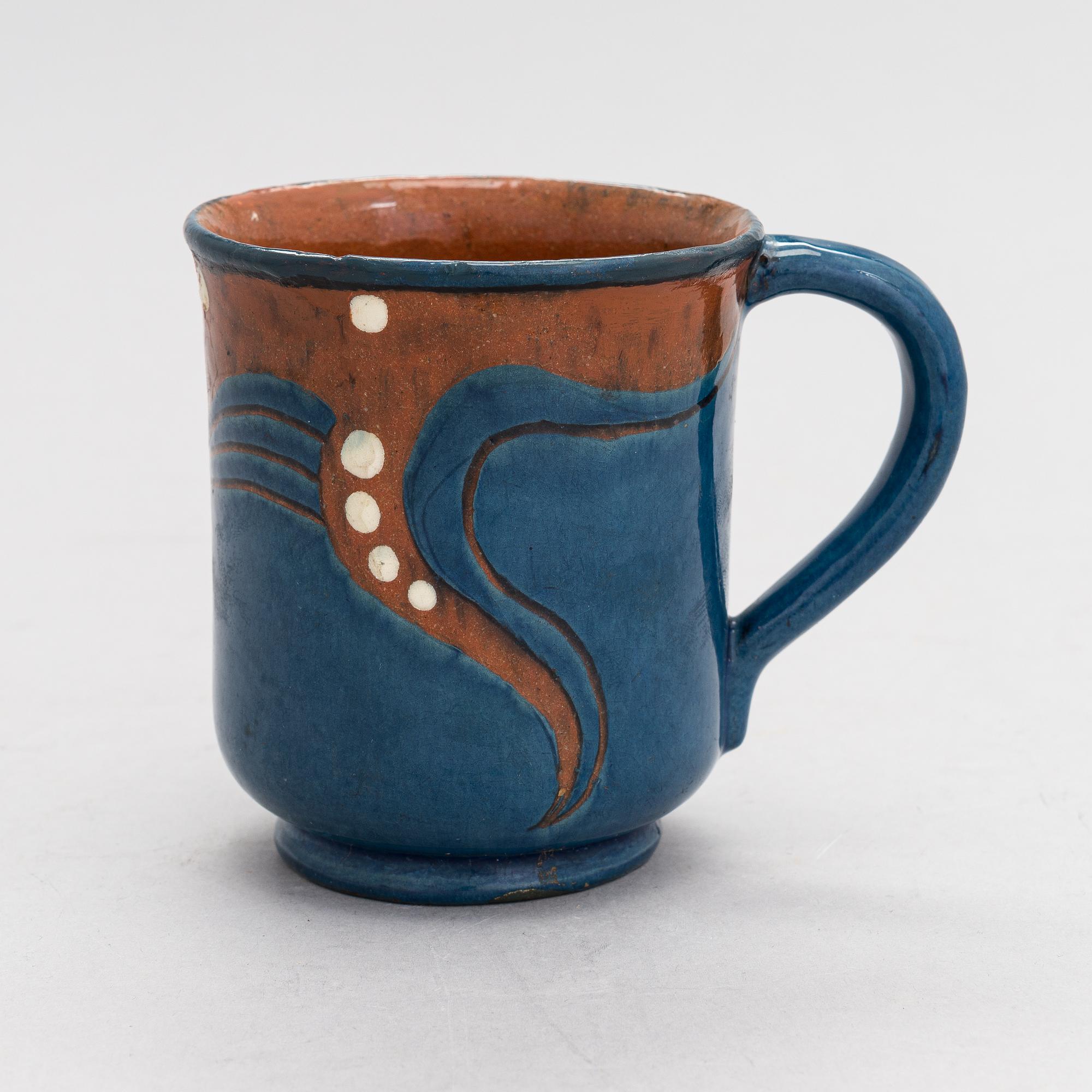 Alfred William Finch, a mug around year 1900 by Iris Finland.