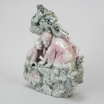 A Chinese carved sculpture, 20th century.
