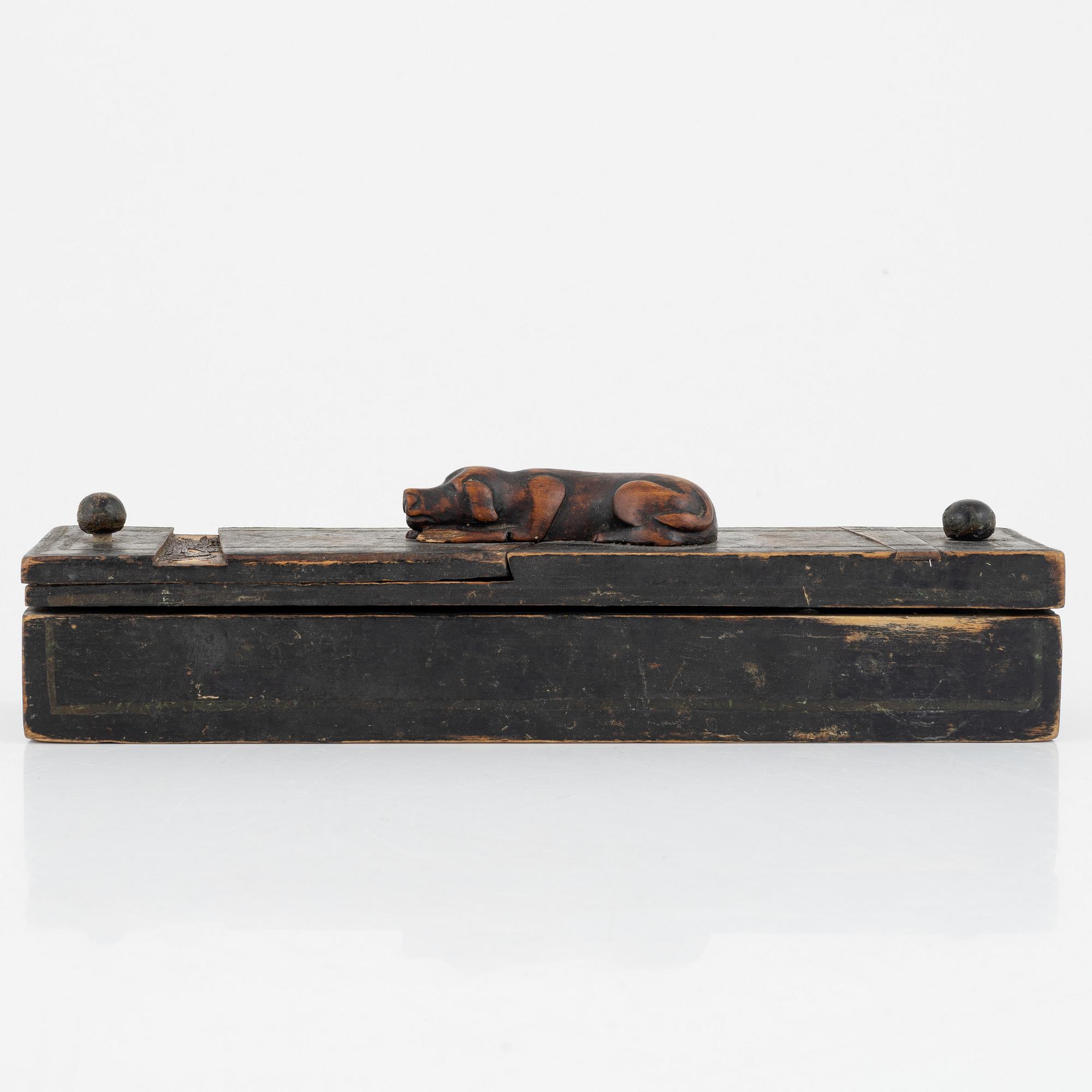 Lim-Johan, hans art. Rakknivsask, längd 27 cm.