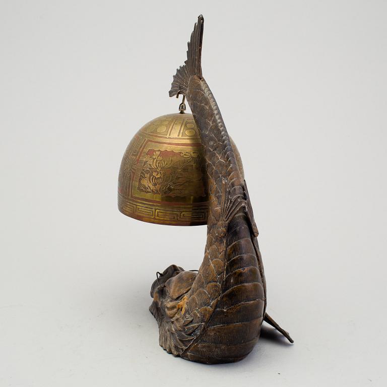 A Chinese table bell, Qing dynasty.