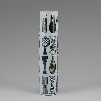 VAS, fajans, "Karneval", Stig Lindberg, Gustavsberg, Studiohanden.