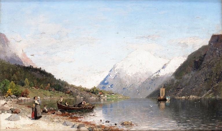 Georg Anton Rasmussen, Fjordlandskap.