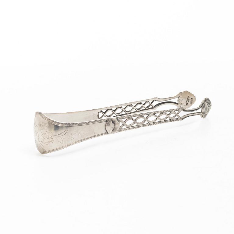 Carl Fredrik Seseman, sockertång, silver, Arboga 1788.