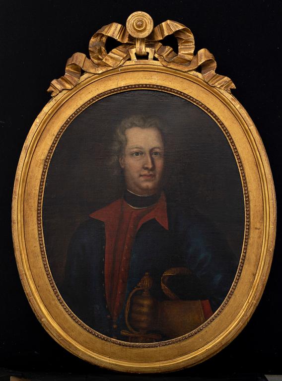 OLOF ENBERG, på skrift a tergo,  olja på duk, 1700-tal.