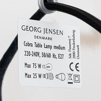 Constantin Wortmann, a 'Cobra' table lamp, Georg Jensen, Denmark.