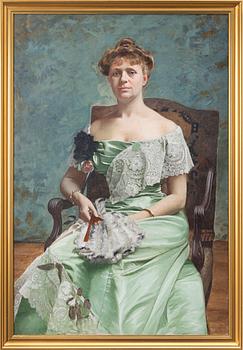 Nils Forsberg d y, Portrait of a lady, reportedly Countess Cassel.