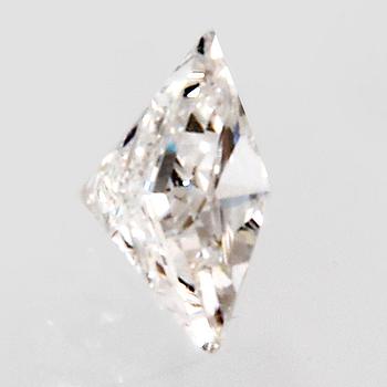 Lös sten prinsesslipad diamant ca 0,30 ct TW/VS enligt uppgift.