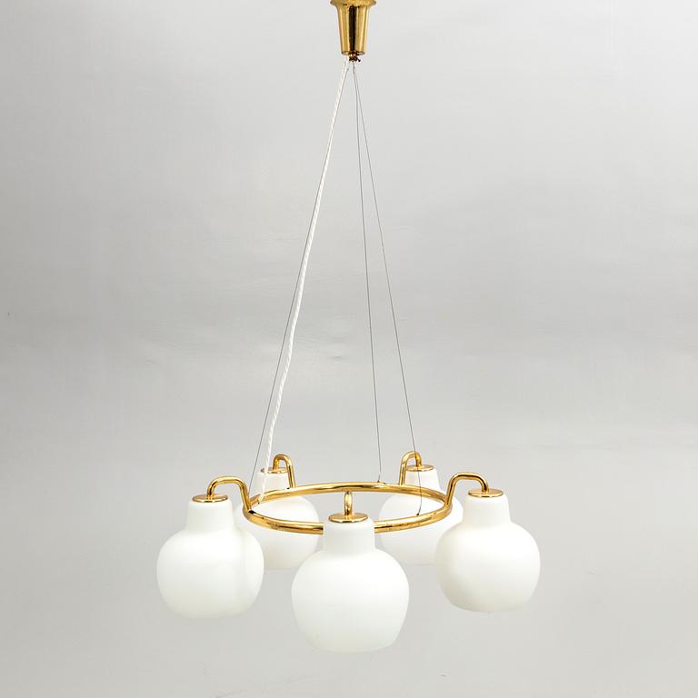 Vilhelm Lauritzen, Ceiling lamp, "VL Ring Crown 5", Louis Poulsen, Denmark.
