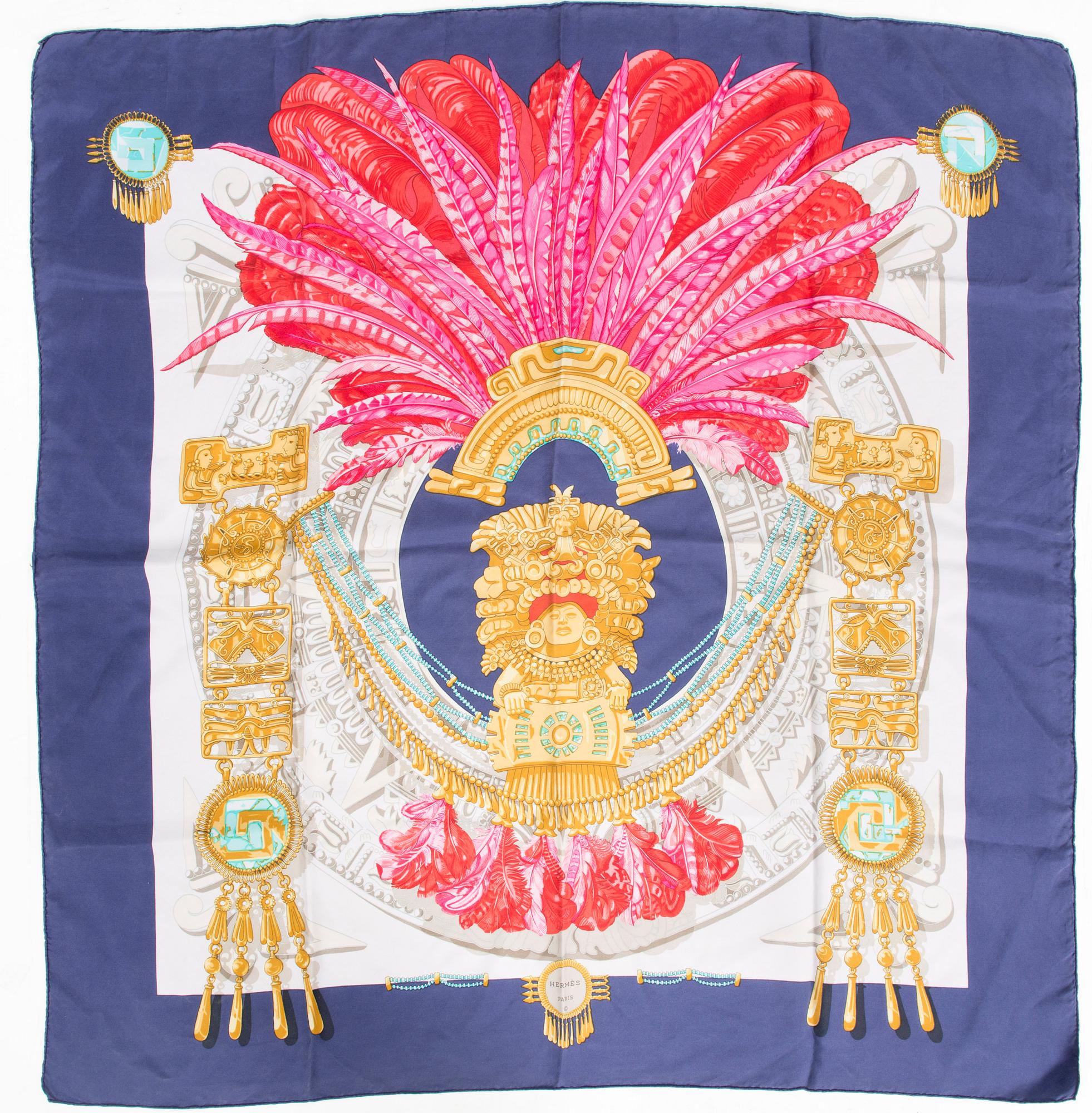 HERMÈS, SIDENSCARFAR, 2 st.