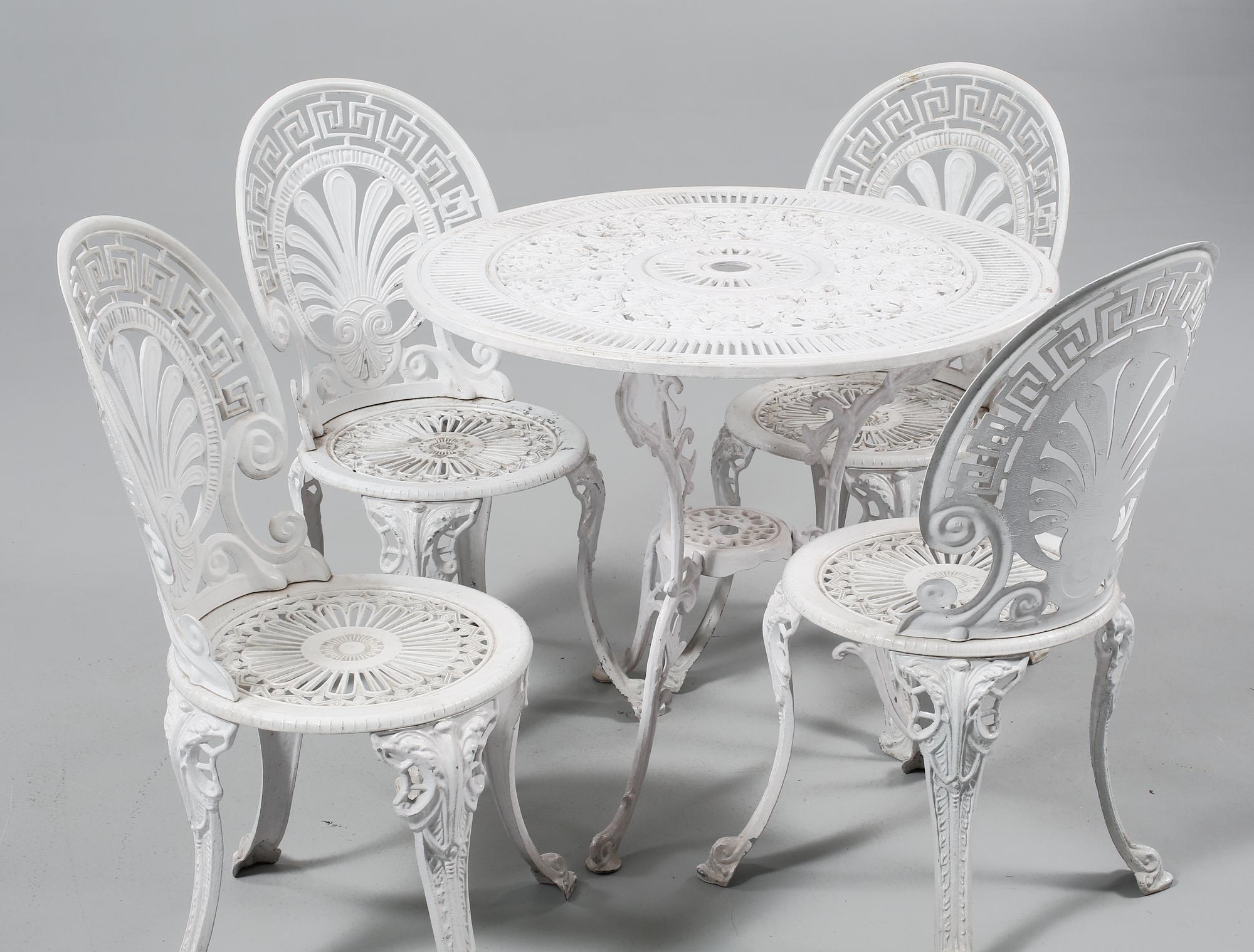 TRÄDGÅRDSGRUPP, 5 delar, 1900-talets andra hälft.