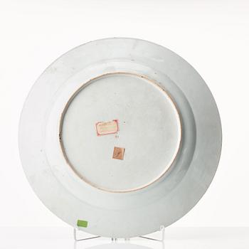 A famille rose serving dish, Qing dynasty, Qianlong (1736-95).