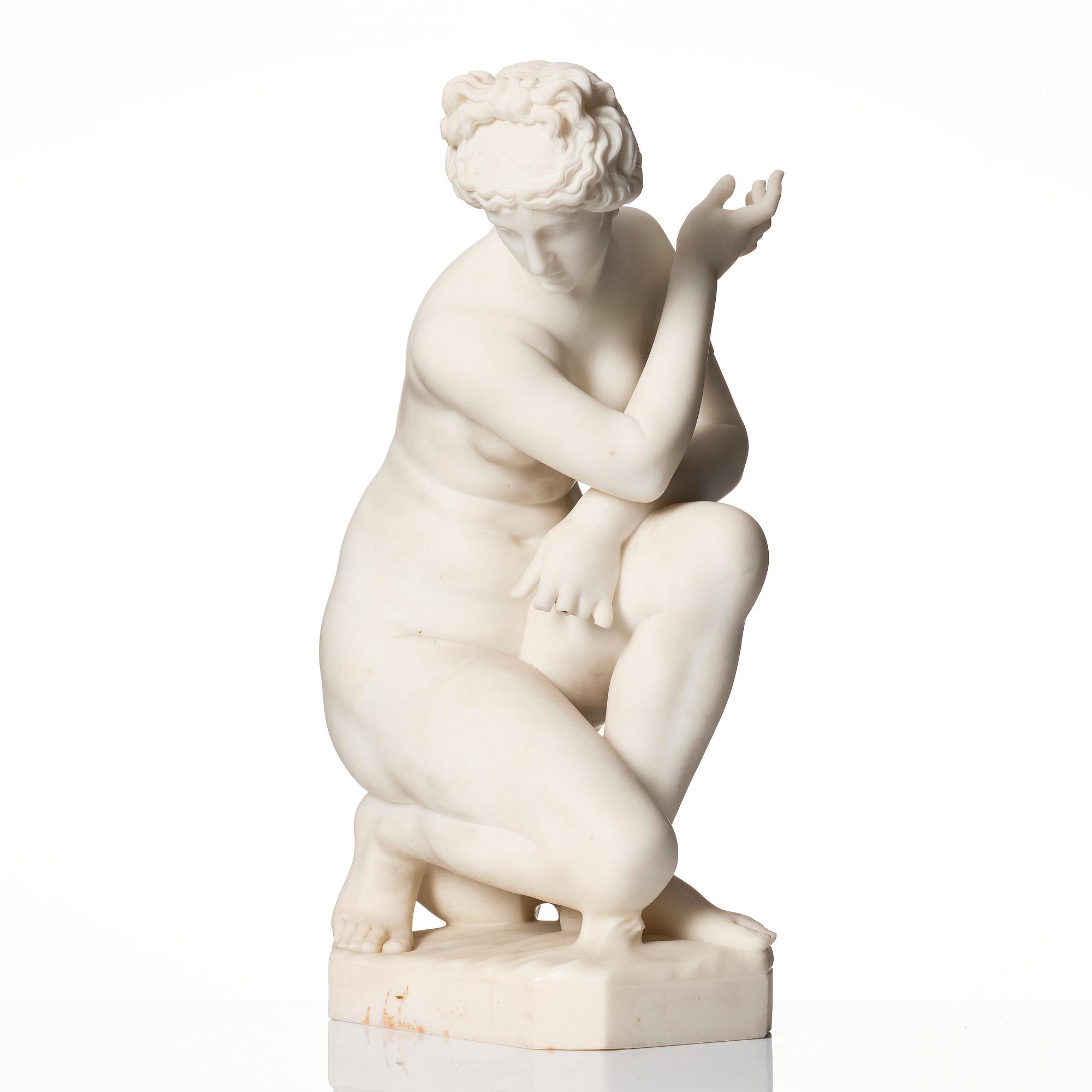 Giambologna Efter, "Knäböjande Venus".