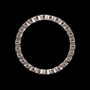 RING, 18k vitguld med briljantslipade diamanter, totalt 1.53 ct. Vikt 3 g.