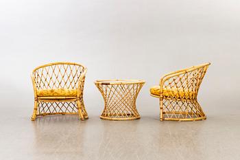 TRÄDGÅRDSMÖBEL 3 dlr 1900-talets senare del.