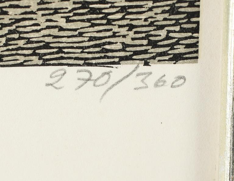 SVENOLOV EHRÉN, färglitografi, signerad och daterad -75, numrerad 270/360.