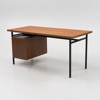 Knoll International, a desk, licensed manufacturing by Nordiska Kompaniet, Nyköping, 1960.