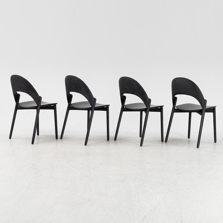 A set of four 'Sana' chairs by Monica Förster for Zanat, 2018.
