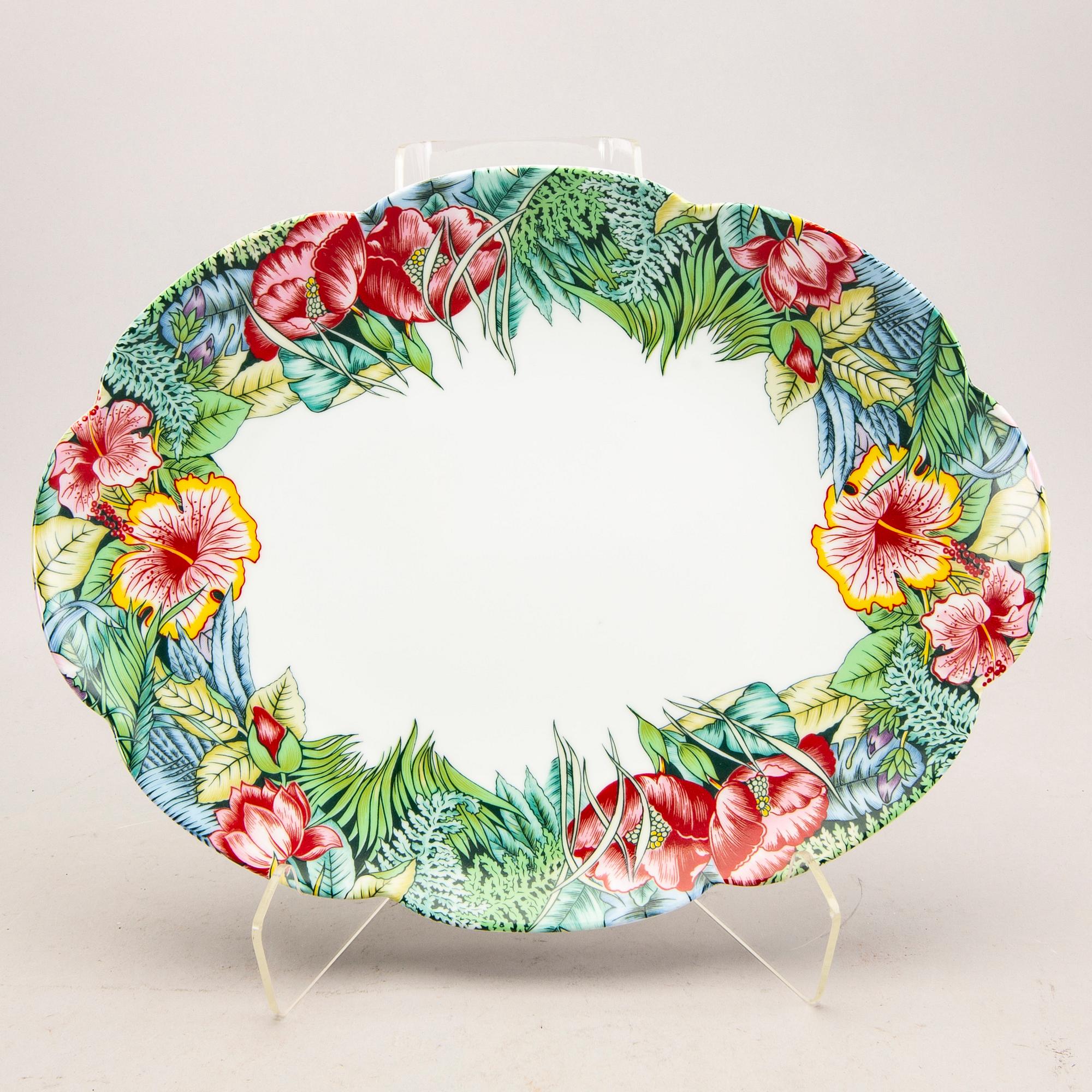 Paul Marrot, servis, "Eden" 46 dlr Limoges Frankrike 1900-talets andra hälft porslin.