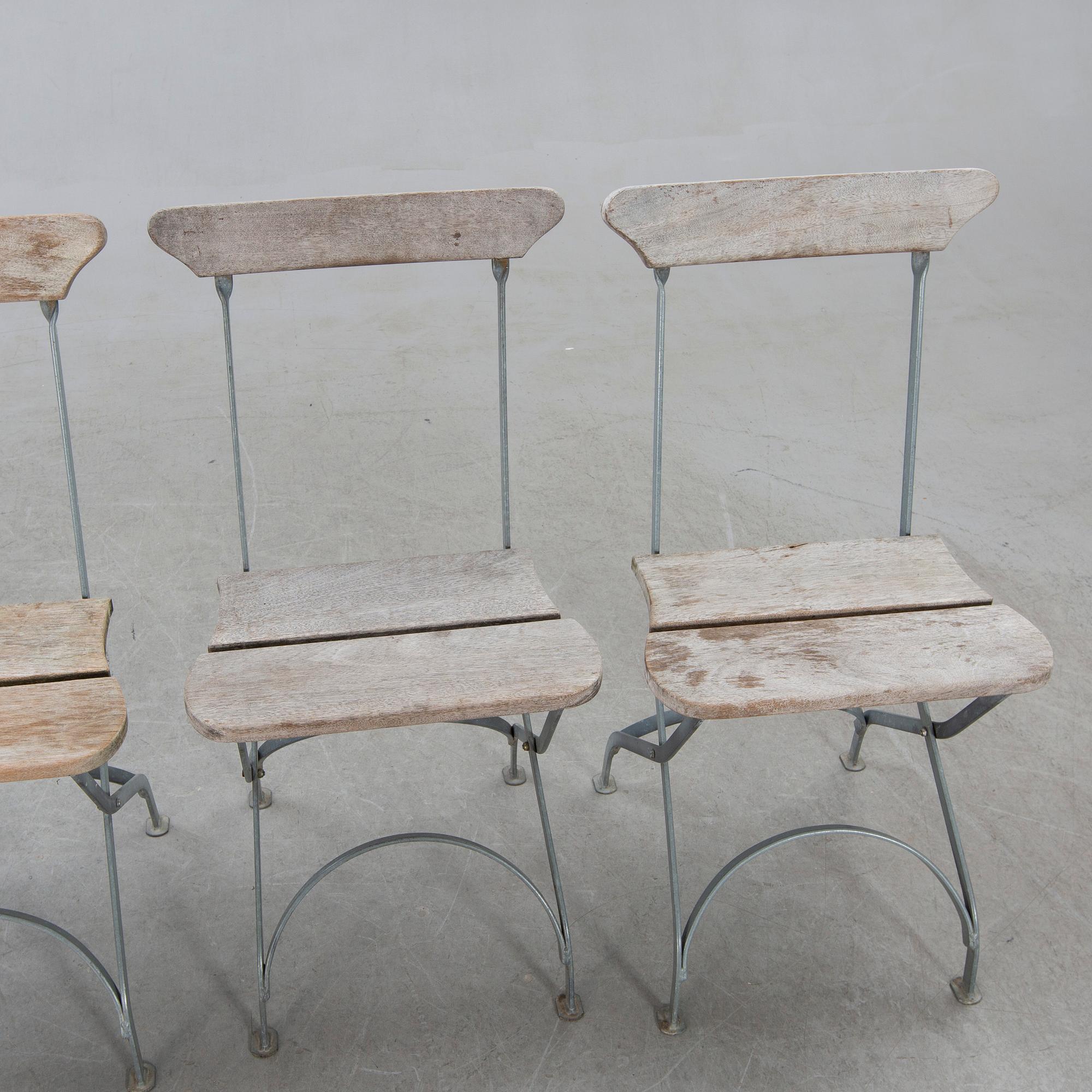 Byarum, "Bryggeristol, 4 st, Honduras Mahogny.