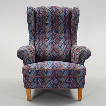 FÅTÖLJ, "Häggbom", Carl Malmsten, AB OH Sjögren, 1900-talets andra hälft.