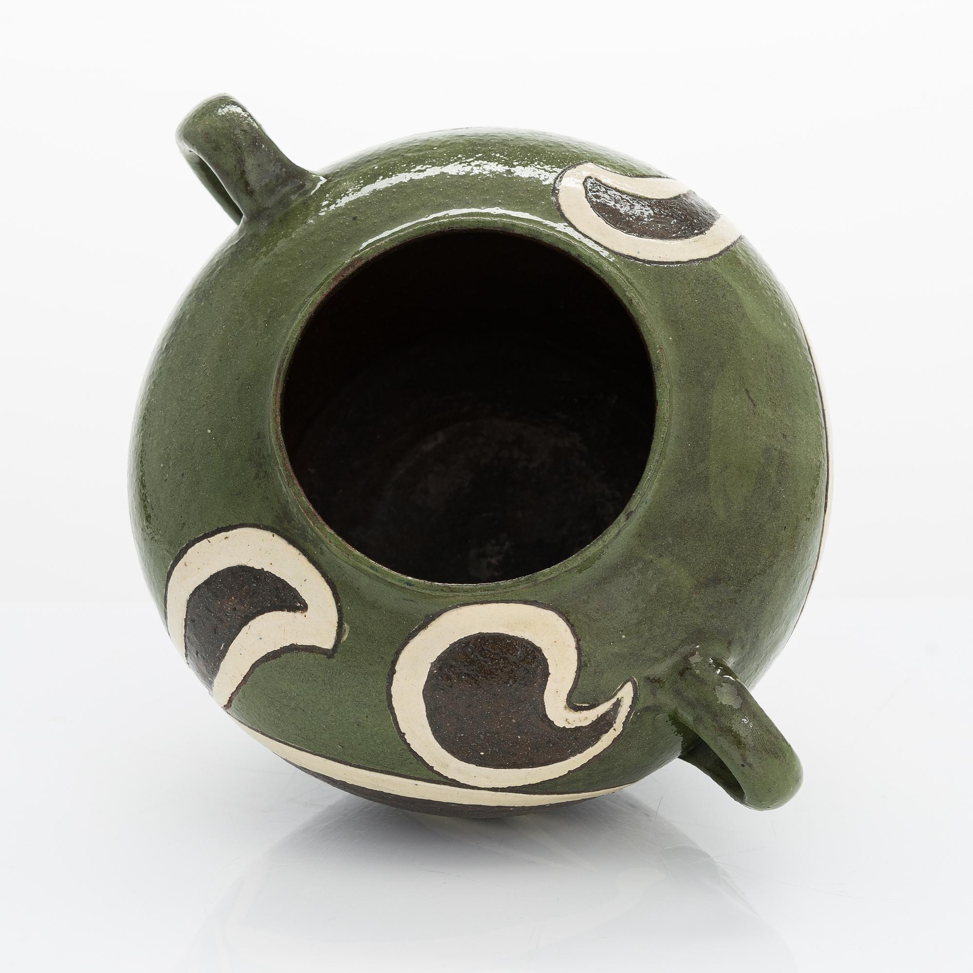 Alfred William Finch, a ceramic pot, Iris 1901.