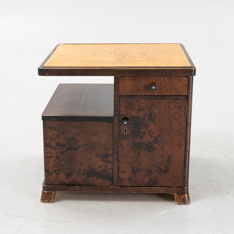 A Swedish Grace smoking table, 1920's/30's.