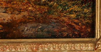 GEORGE TURNER, tillskriven, olja på duk, signerad.