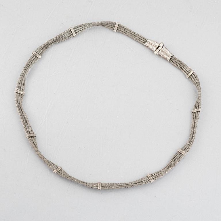 Belt, silver, without silver marks, probably Russia/Orient, around the year 1900.