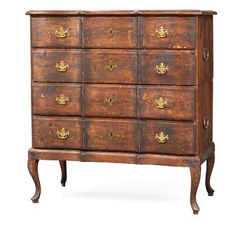 675. A CHEST OF DRAWERS, 1800th cent.
