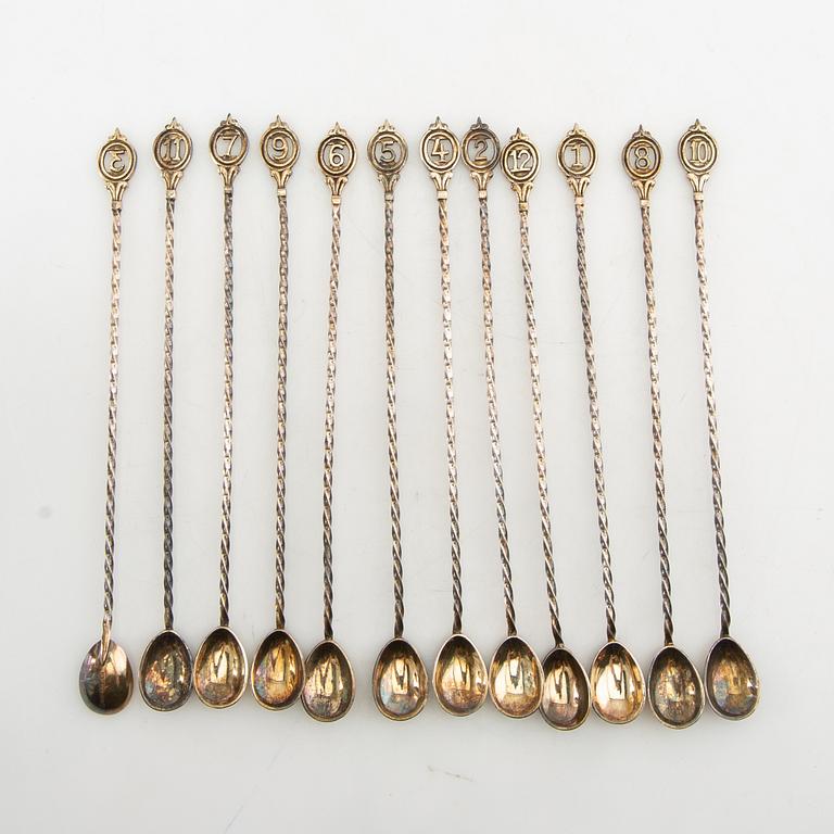 Drinking and smoking accessories, first half of the 20th century.