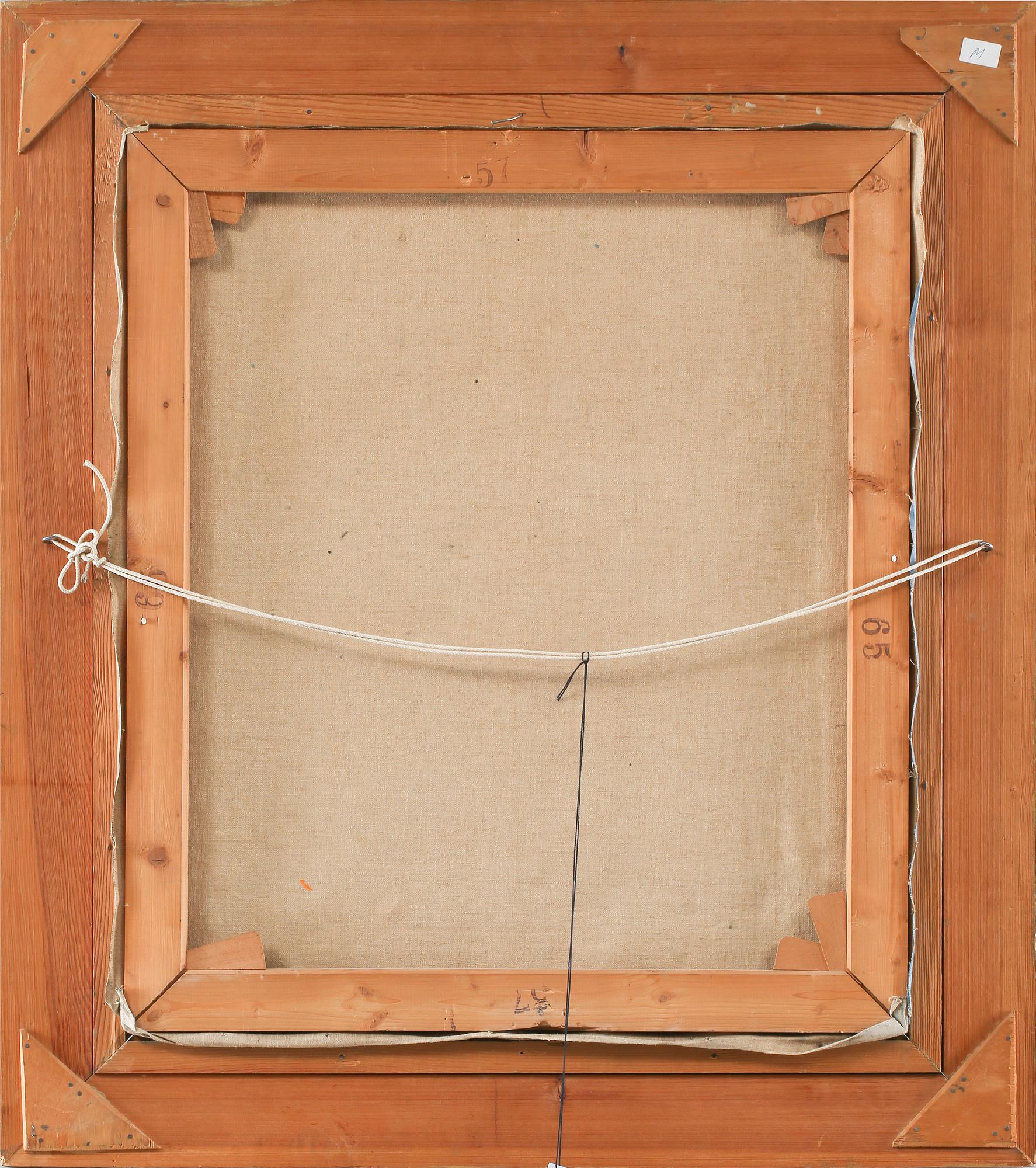 ARVID KARLSSON, olja på pannå, signerad.