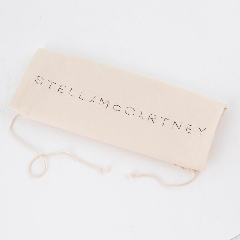 Stella McCartney, bag, "Grey Tweed Fabric Flap Bag".