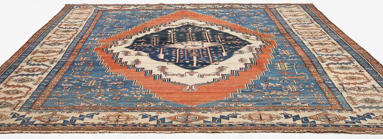 A Bakshaish carpet, West Persia, c. 438 x 346 cm.
