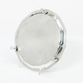 Salver, silver, London, England 1776, William Turton eller Walter Tweedie.