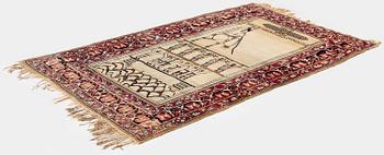 Matta, antik Kirman Laver, Södra Persien, ca 205 x 116 cm.