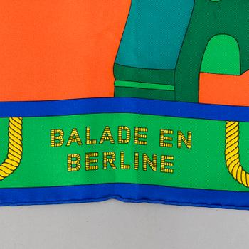 HERMÈS, "Balade en Berline" scarf.