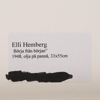 Elli Hemberg, "Börja från början".