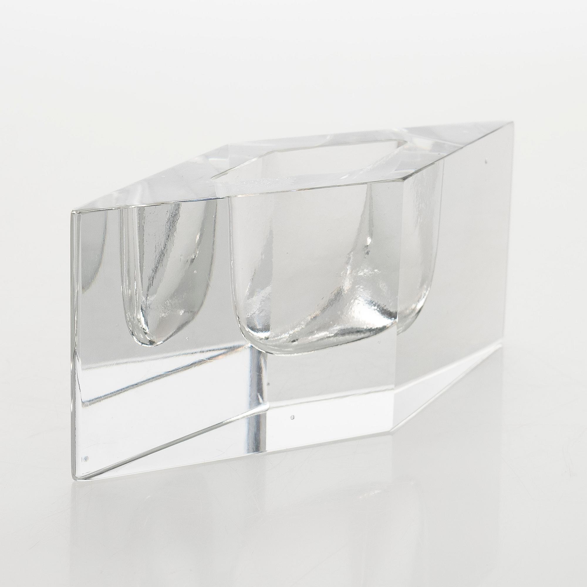 Timo Sarpaneva, konstföremål "Kohinoor" signerad Timo Sarpaneva, Iittala 61 / 1983.