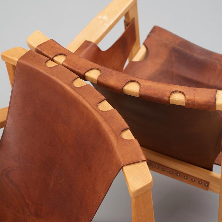 CARL-AXEL ACKING, a pair of 'Trienna' easy chairs, Källemo Sweden.