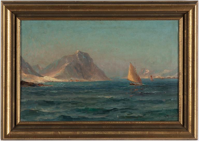 LUDVIG RICHARDE, oil on canvas, signed.