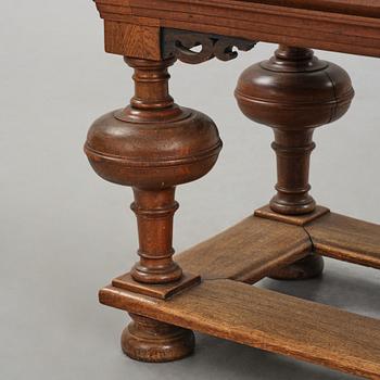 A Dutch baroque table, early 18th century.